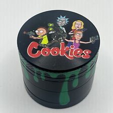🔥 Cookies 40mm 4-Piece Grinder – Rick & Morty Edition