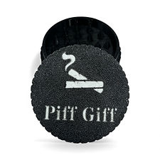 Piff Giff 2-Piece Grinder – Matte Black