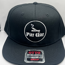 Piff GiffFlat Bill Snapback – Black