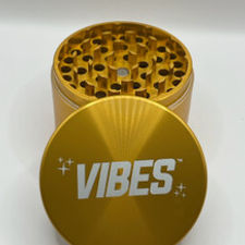 Vibes Aero Spaced Aluminum 4pc Grinder 63mm Gold