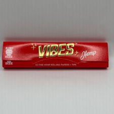 Vibes Booklets wTips King Size Slim 33 Hemp